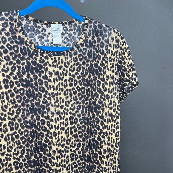 Carol Cheetah Print Dress Size Large - Picture 3 of 4